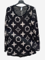 Preview: Shirt shwarz/weiß mit Glitzer