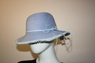 Strohhut blau