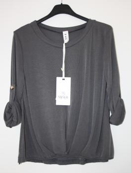 Shirt langarm grau
