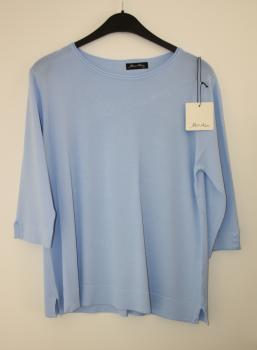 Damenpulli 3/4-Arm hellblau