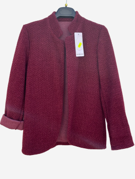 Blazer beere - kuschelig Gr. M