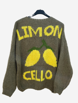 Strickjacke Limoncello khaki