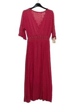Sommerkleid lang in pink