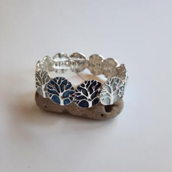 Armband Lebensbaum blau