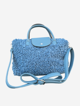 Teddytasche jeansblau