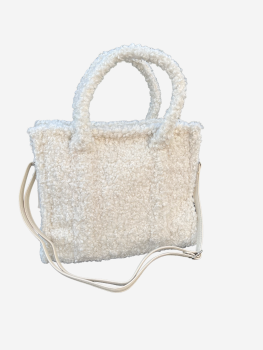 Teddytasche creme groß