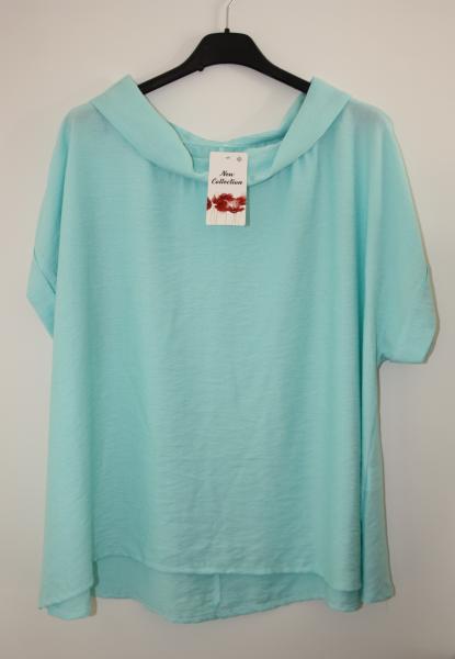 Shirtbluse - türkis