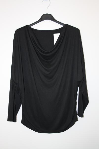 Shirt 3/4-Arm schwarz