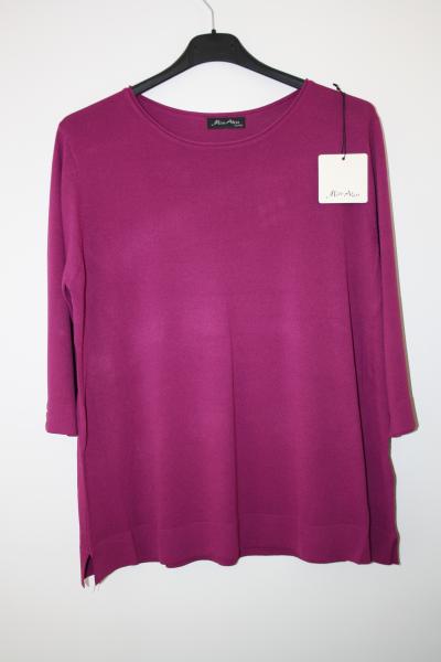 Damenpulli 3/4-Arm magenta