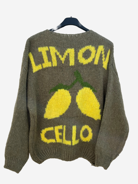Strickjacke Limoncello khaki