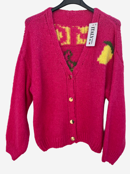 Strickjacke Limoncello pink