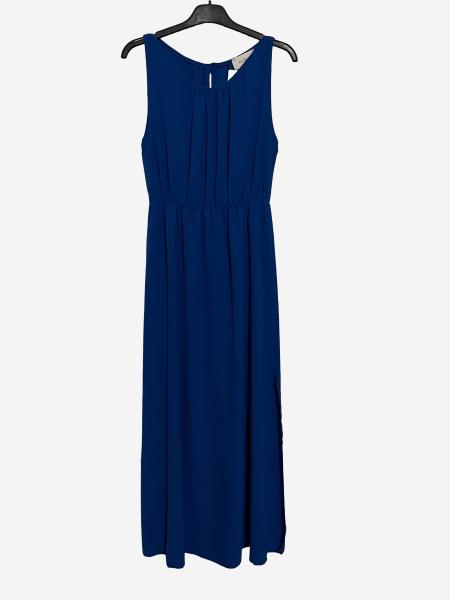 Sommerkleid lang blitzblau