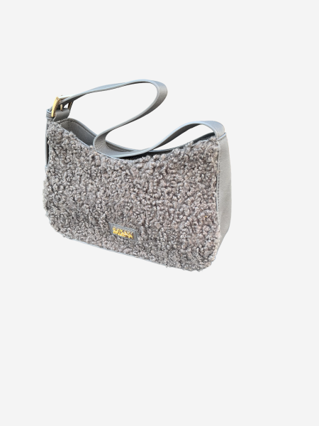 Teddytasche dunkelgrau